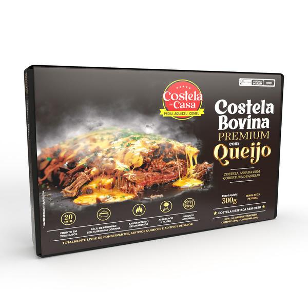 COSTELA BOV. PREMIUM C/ QUEIJO 300G COSTELA EM CASA