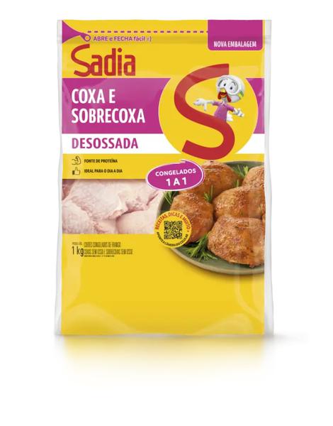 COXA E SOBRECOXA DESOSSADA SADIA 1KG CONGELADA