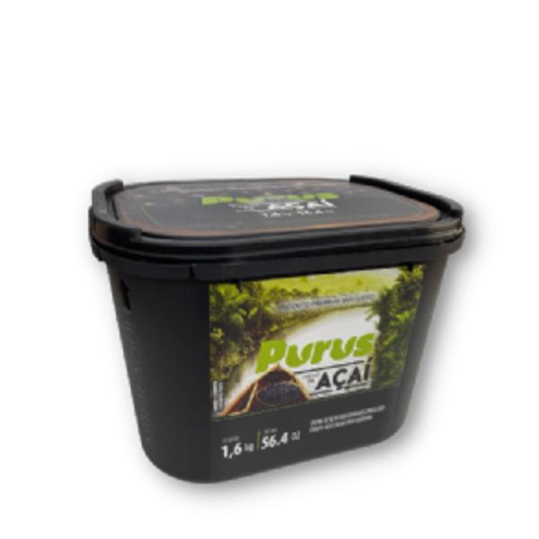 CREME DE AÇAÍ C/GUARANA 1,6KG PURUS
