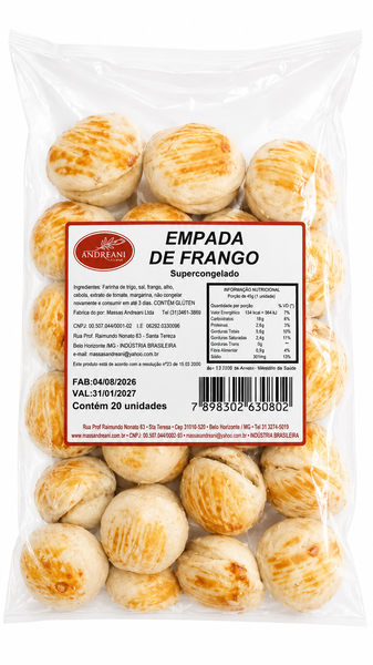 EMPADA DE FRANGO 20UN ANDREANI