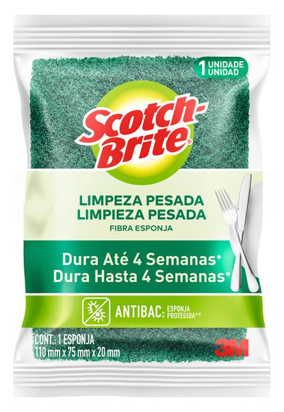 ESPONJA SCOTCH BRITE LIMPEZA PESADA UN