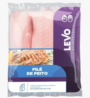 FILE DE PEITO ENVELOPADO CX 20KG LEVO
