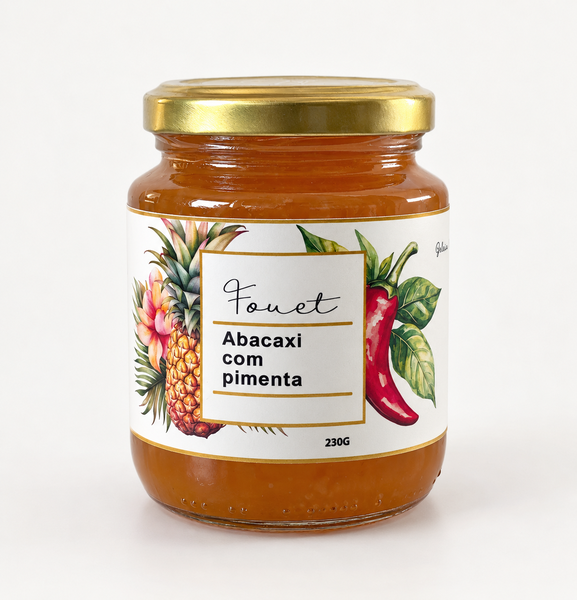 GELEIA ABACAXI C/ PIMENTA 230G FOUET