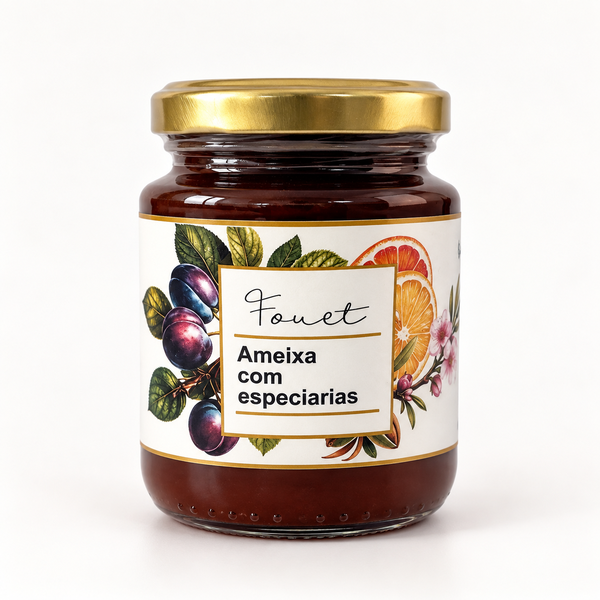 GELEIA AMEIXA C/ ESPECIARIAS 230G FOUET