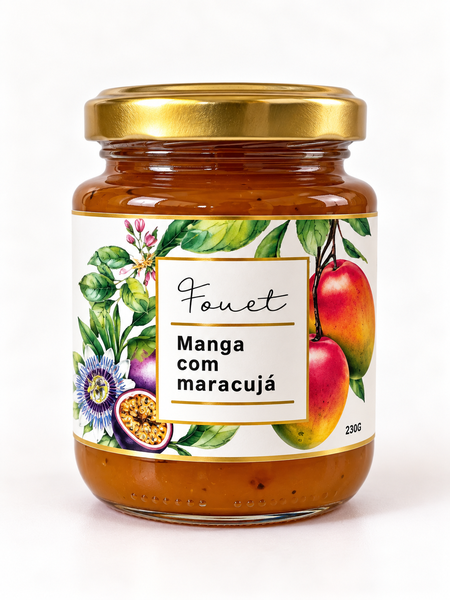 GELEIA MANGA C/ MARACUJÁ 230G FOUET