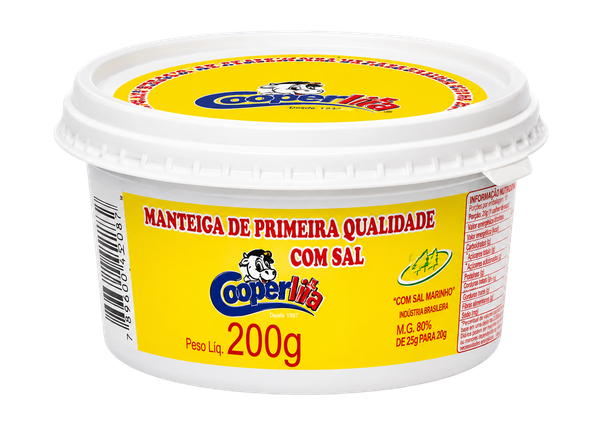 MANTEIGA COOPERITA 200G COM SAL