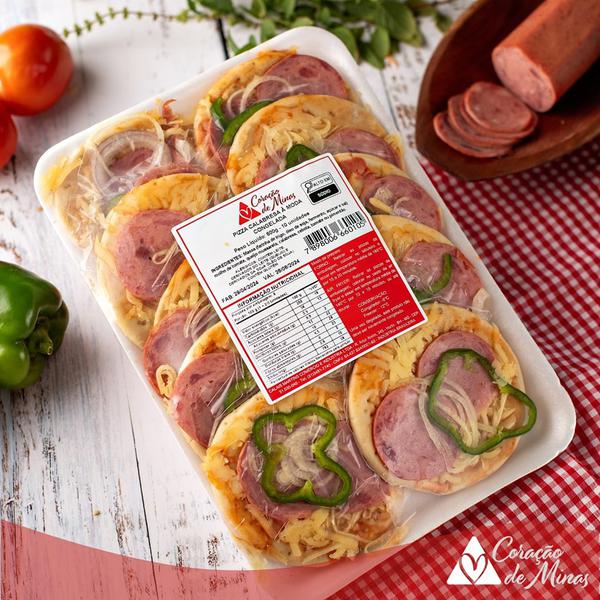 MINI PIZZA CORAÇÃO DE MINAS 500G SORTIDAS