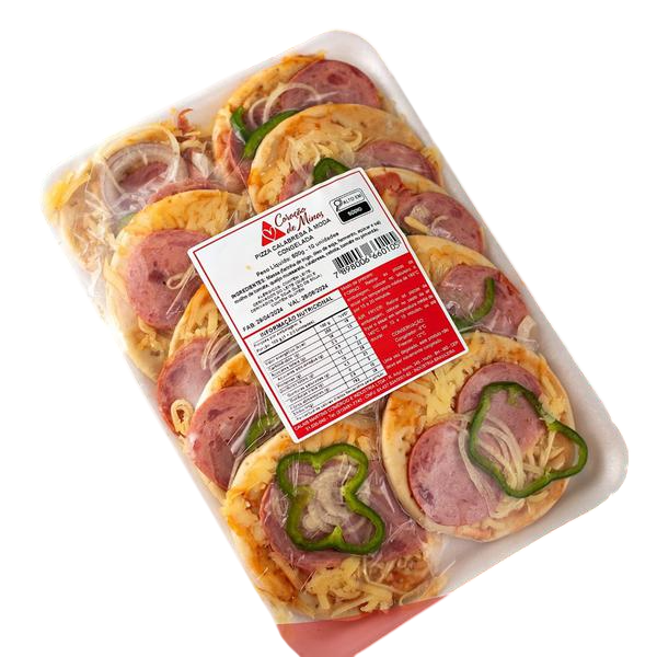 MINI PIZZA CORAÇÃO DE MINAS 500G SORTIDAS