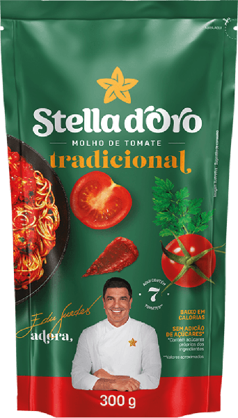 MOLHO DE TOMATE TRADICIONAL 300G STELLA D'ORO