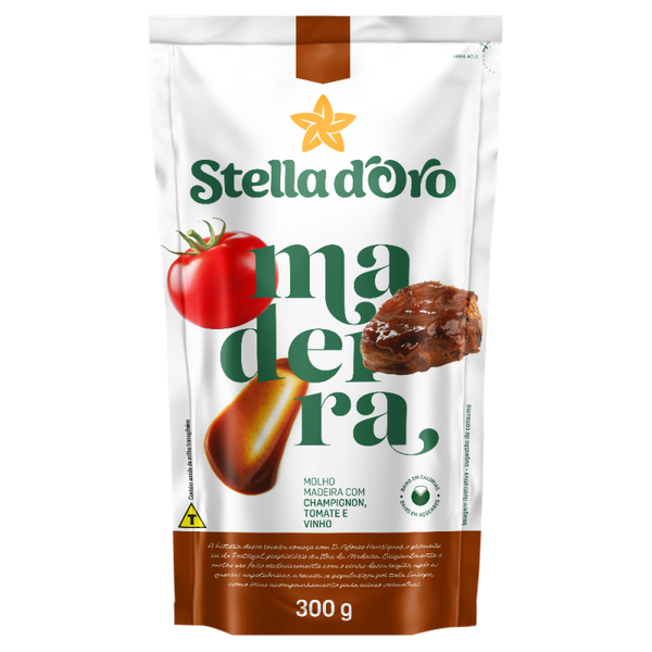 MOLHO MADEIRA 300G STELLA D'ORO