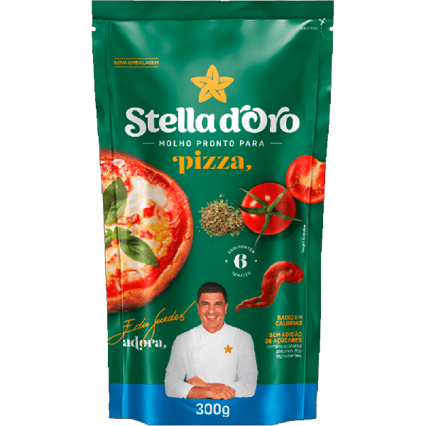 MOLHO PRONTO P/ PIZZA 300G STELLA D'ORO