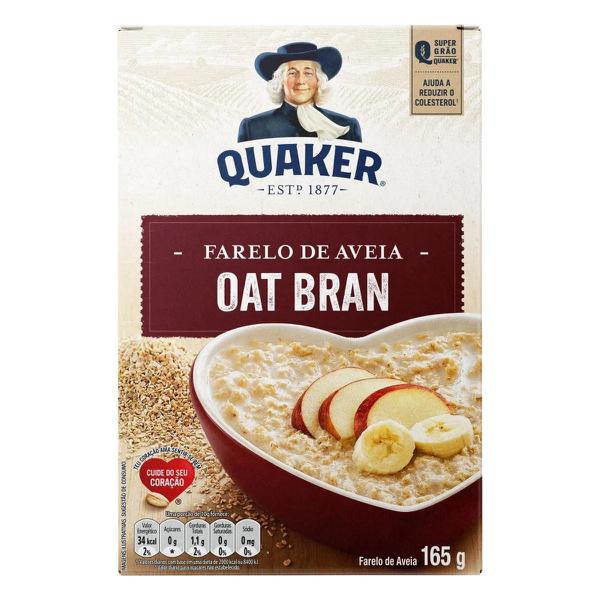 OAT BRAN FARELO DE AVEIA QUAKER 165G UN