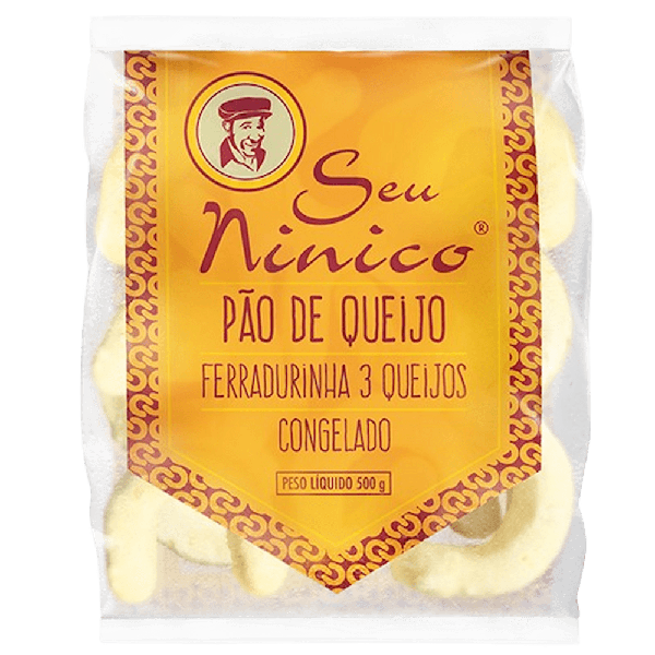 PÃO DE QUEIJO FERRADURINHA 500G SEU NINICO