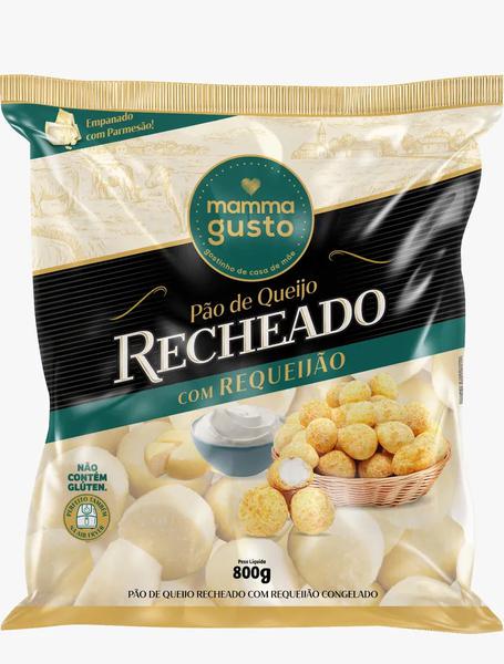 PÃO DE QUEIJO RECHEADO REQUEIJÃO 800G MAMMA GUSTO