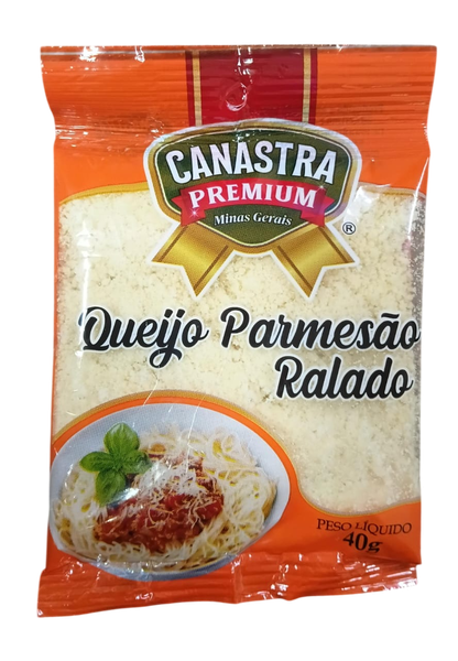QUEIJO PARMESÃO RALADO FINO 40G CANASTRA PREMIUM