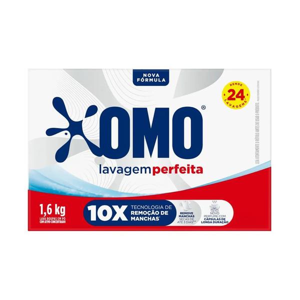 SABÃO EM PÓ OMO 1.6KG LAVAGEM PERFEITA