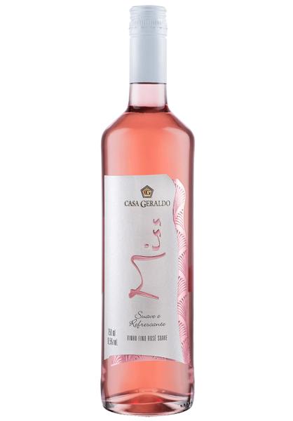 VINHO MISS ROSÉ SUAVE 750ML CASA GERALDO