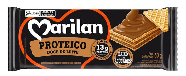 WAFER PROTEICO DOCE DE LEITE 60G MARILAN