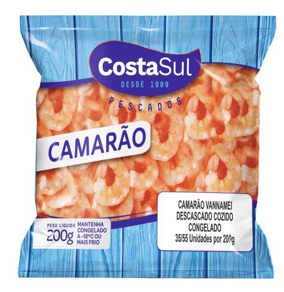 CAMARÃO VANNAMEI SC COSTA SUL 200G