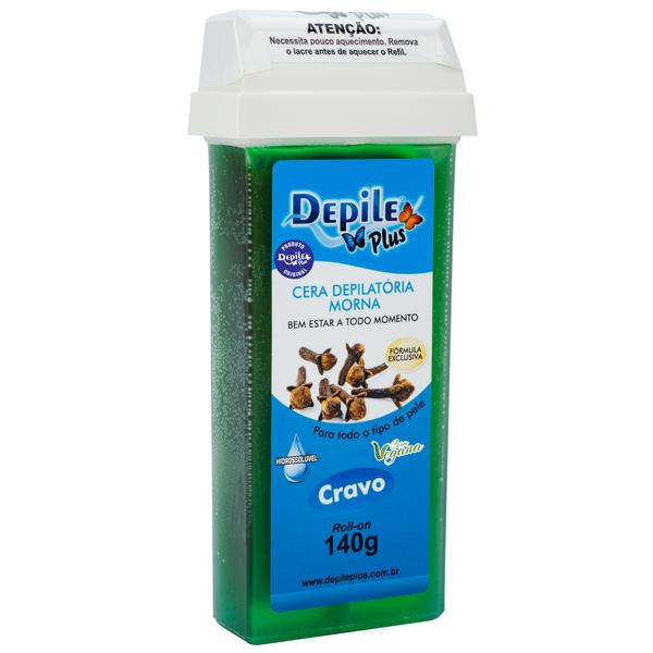 CERA REFIL DEPILE ROLL-ON CRAVO 140G