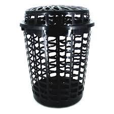 CESTO LUMAR 30LT TELADO PRETO