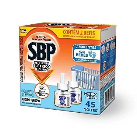 INSETICIDA SBP ELETRICO 45N 50% 2UN SUAVE REFIL
