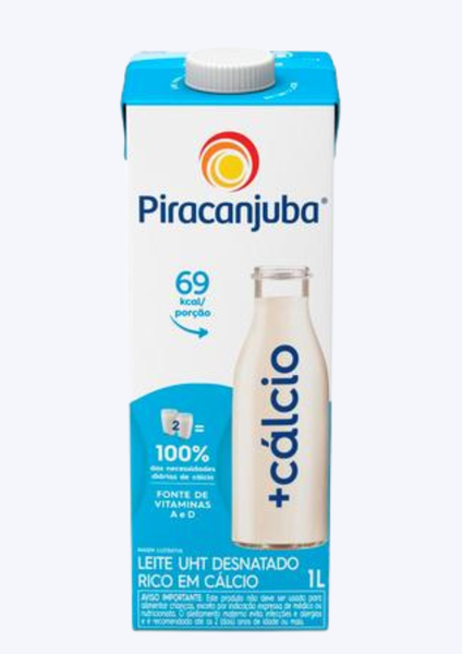 LEITE UHT D PIRACANJUBA 500ML DESNATADO