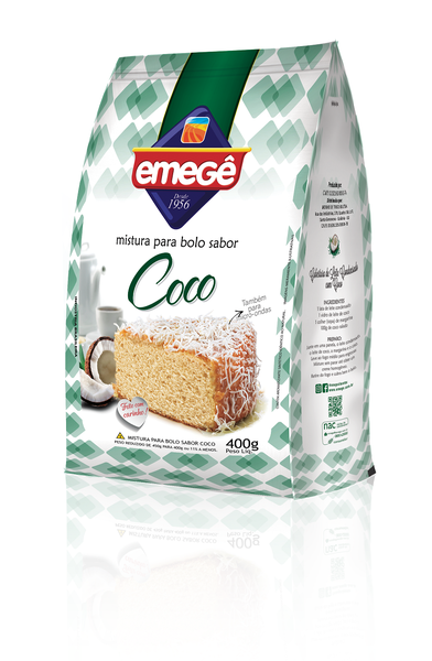 MISTURA PARA BOLO EMEGE 400G COCO