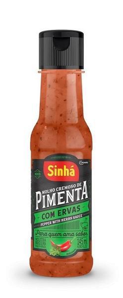 MOLHO CREMOSO SINHA 145ML PIMENTA C ERVA