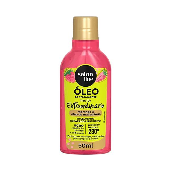 OLEO TRATAMENTO SALON LINE 50ML MORANGO