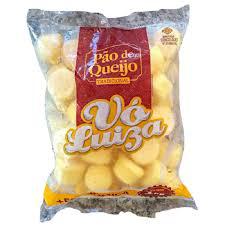 PÃO QUEIJO VÓ LUIZA 800G PACOTE