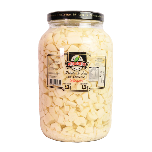 PALMITO PERIQUITU 1800G AÇAI PICADO