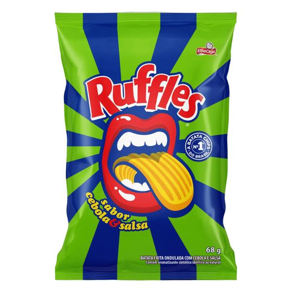 SALGADO RUFFLES 68G CEBOLA E SALSA