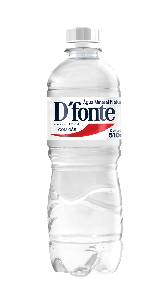 AGUA MINERAL D'FONTE 510ML C/GAS C/GAS