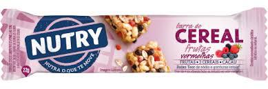 BARRA CEREAL NUTRY 25G FRUTAS VERMELHAS