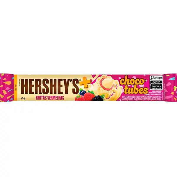 CHOC HERSHEYS CHOCOTUBES 25G FRUTAS VERM