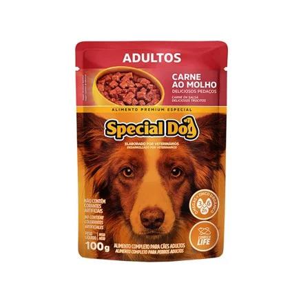 RACAO SPECIAL DOG 100G SACHET CARNE AO M