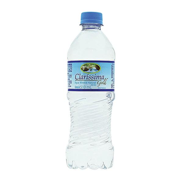 AGUA MINERAL CLARISSIMA GOLD S/ GAS 510ML