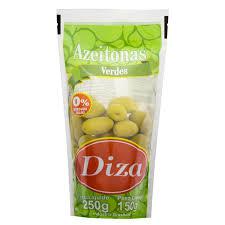 AZEITONA DIZA VERDE S/CAROCO SACHE 250G
