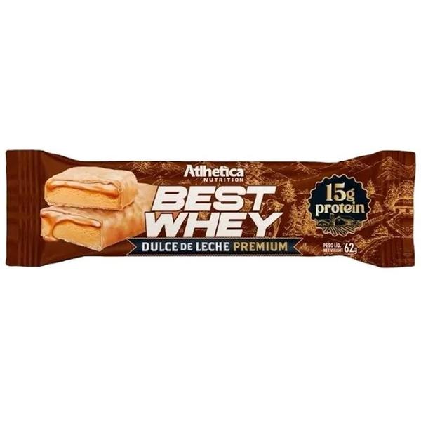 BARRA PROT.ATLHETICA BEST WHEY DULCE DE LECHE 62G