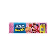 BISC RENATA RECH. DIVERTIX MORANGO 112G