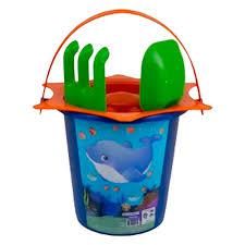 BRINQ BALDE DE PRAIA C/ PA + ACESSORIOS 4PCS