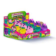 BRINQ BICHOS RAD. DINO/UNICORNIO C/ CONFEITO16G