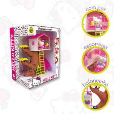 BRINQ CASINHA DE BONECA HELLO KITTY NA  ARVORE