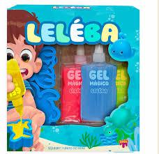 BRINQ GEL MAGICO LELEBA  AZUL/RED/AMARELO
