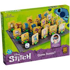 BRINQ JOGO DE TABULEIRO STITCH QUEM SUMIU