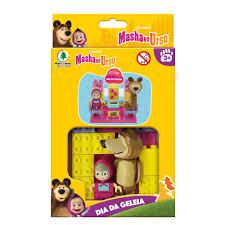 BRINQ M.LIB.MASHA/URSO DIA DA GELEIA P/ MONTAR