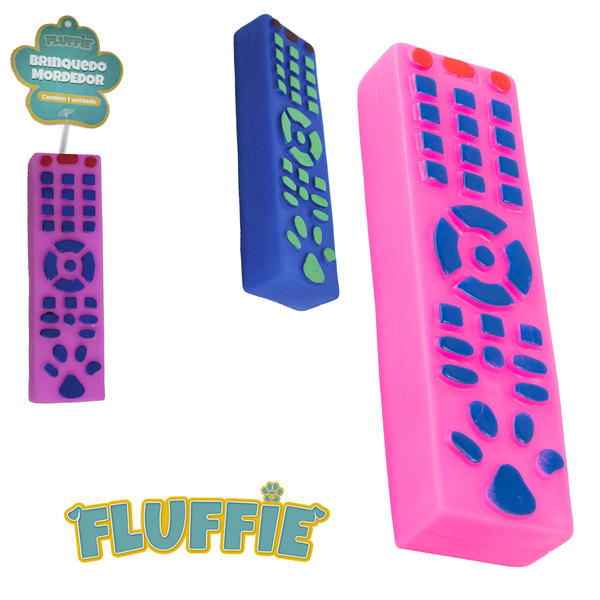 BRINQ PET FLUFFIE CONTROLE REMOTO DE VINIL C/SOM