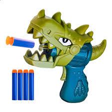 BRINQ PISTOLA DINOSSAURO LANCA DARDO