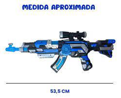 BRINQ PISTOLA METRALHADORA C/LUZ E SOM